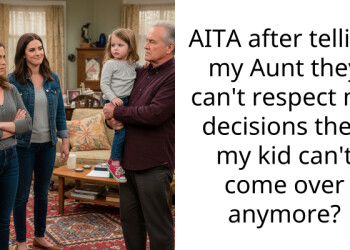 AITA after telling my Aunt they can’t respect my decisions then my kid can’t come over anymore?