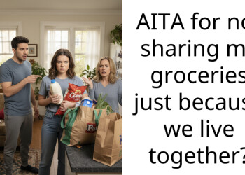 AITA for not sharing my groceries just because we live together?