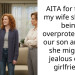 AITA for telling my wife she was being overprotective of our son and that she might be jealous of his girlfriend?