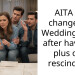 AITA If I change my Wedding RSVP after having a plus one rescinded?