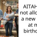 AITAH for not allowing a new born at my birthday?