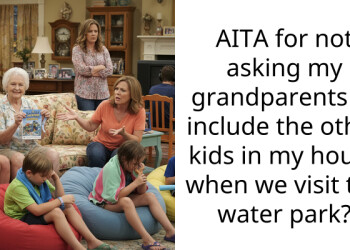 AITA for not asking my grandparents to include the other kids in my house when we visit the water park?