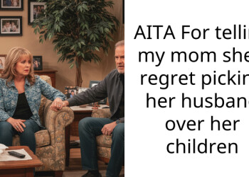AITA For telling my mom she’ll regret picking her husband over her children