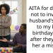 AITA for deciding not to invite my husband’s family to my kid’s birthday party after they called her a mistake?