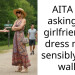 AITA for asking my girlfriend to dress more sensibly on a walk?
