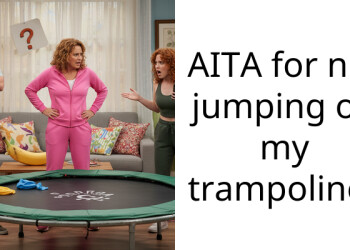AITA for not jumping on my trampoline?