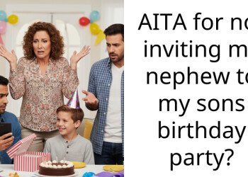 AITA for not inviting my nephew to my sons birthday party?