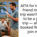 AITA for telling a friend my solo trip wasn’t meant to be a group trip — after he booked flights to join me?