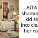 AITA for shaming my kid sister into cleaning her room?