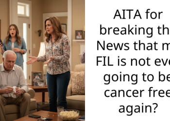 AITA for breaking the News that my FIL is not ever going to be cancer free again?