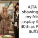 AITA for showing up to my friends cosplay themed 30th as Phoebe Buffay?