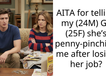 AITA for telling my (24M) GF (25F) she’s penny-pinching me after losing her job?