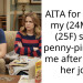 AITA for telling my (24M) GF (25F) she’s penny-pinching me after losing her job?