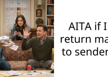 AITA if I return mail to sender?
