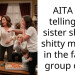 AITA for telling my sister she’s a shitty mother in the family group chat?