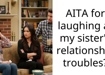 AITA for laughing at my sister’s relationship troubles?