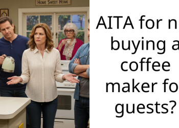 AITA for not buying a coffee maker for guests?