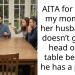 AITA for telling my mom and her husband he doesn’t get the head of the table because he has a p**is?