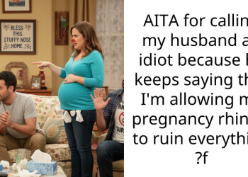 Husband Angry At Wife Because Her Pregnancy Symptoms Ruin His Romantic Idea Of Pregnancy