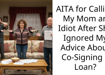 AITA for Calling My Mom an Idiot After She Ignored My Advice About Co-Signing a Loan?