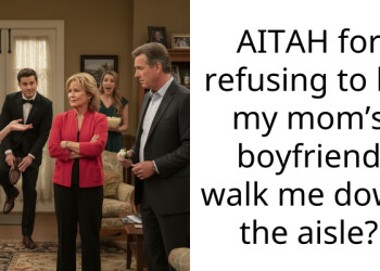 AITAH for refusing to let my mom’s boyfriend walk me down the aisle?