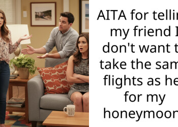 AITA for telling my friend I don’t want to take the same flights as her for my honeymoon?