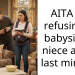 AITA for refusing to babysit my niece at the last minute?