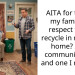AITA for telling my family to respect that I recycle in my own home? It’s a community rule and one I respect.