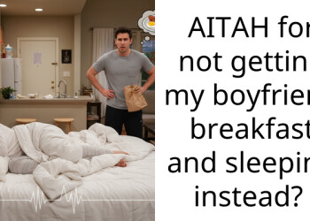 AITAH for not getting my boyfriend breakfast and sleeping instead?