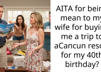 AITA for being mean to my wife for buying me a trip to aCancun resort for my 40th birthday?