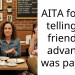 AITA for not telling my friends in advance I was paying?
