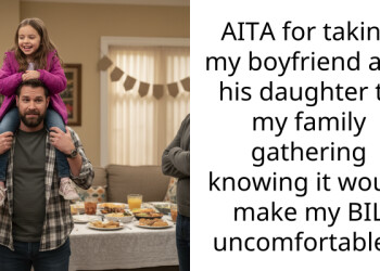 AITA for taking my boyfriend and his daughter to my family gathering knowing it would make my BIL uncomfortable ?