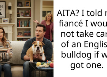 AITA? I told my fiancé I would not take care of an English bulldog if we got one.