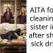 AITA for not cleaning my sister in law after she got sick drunk.