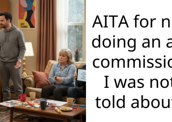 AITA for not doing an art commission I was not told about?
