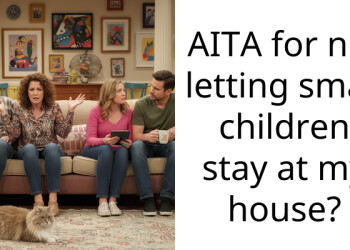 AITA for not letting small children stay at my house?