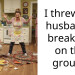 I threw my husband’s breakfast on the ground