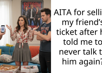 AITA for selling my friend’s ticket after he told me to never talk to him again?