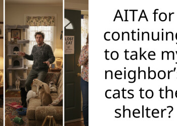 AITA for continuing to take my neighbor’s cats to the shelter?