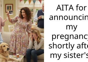 AITA for announcing my pregnancy shortly after my sister’s?