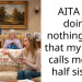 AITA for doing nothing now that my sister calls me her half sister?