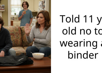 Told 11 yr old no to wearing a binder