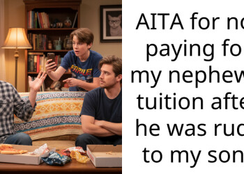 AITA for not paying for my nephew’s tuition after he was rude to my son?