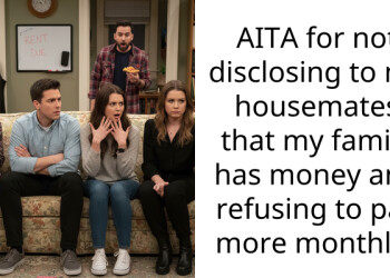 AITA for not disclosing to my housemates that my family has money and refusing to pay more monthly?
