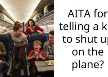AITA for telling a kid to shut up on the plane?