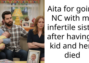 Aita for going NC with my infertile sister after having a kid and hers died