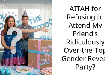 AITAH for Refusing to Attend My Friend’s Ridiculously Over-the-Top Gender Reveal Party?