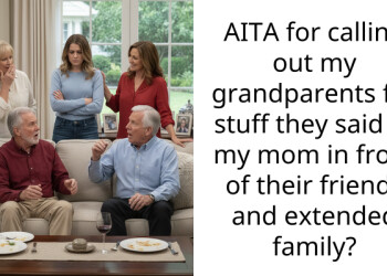 AITA for calling out my grandparents for stuff they said to my mom in front of their friends and extended family?