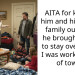 AITA for kicking him and his entire family out after he brought them to stay over while I was working out of town?