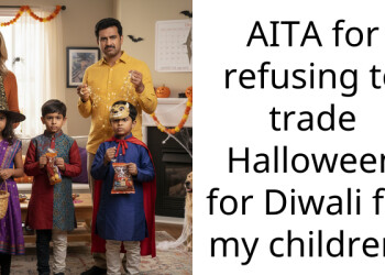 AITA for refusing to trade Halloween for Diwali for my children?